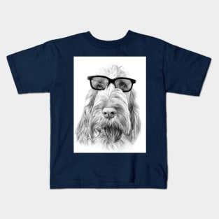 Intelligent friend Spinone by heidiannemorris Kids T-Shirt